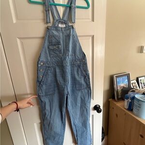Celebrity Pink Light Blue Denim Overalls